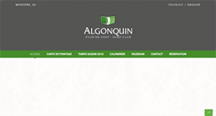 Desktop Screenshot of golfalgonquin.ca